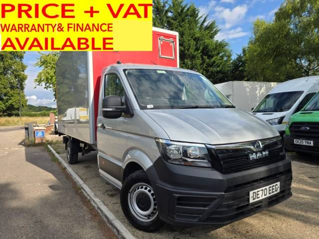 Man Tge VW CARFTER 2.0 TDI 3100 LUTON VAN TAIL LIFT CHASSIS CAB Diesel Silver
