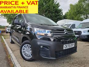 CITROEN BERLINGO 2020 (70) at DM Vans Great Missenden