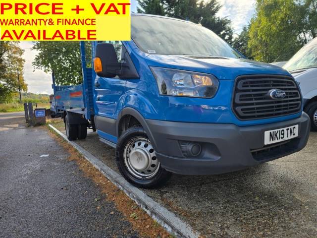 Ford Transit 2.0 TDCi 130ps 350 LWB DROPSIDE (TWIN WHEEL) CHASSIS CAB Diesel Blue
