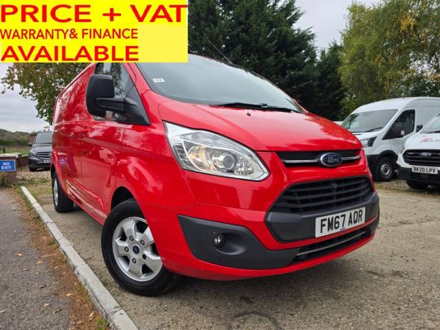 Ford Transit Custom 2.0 TDCi 290 Limited L2 H2 LWB PANEL VAN Diesel Red