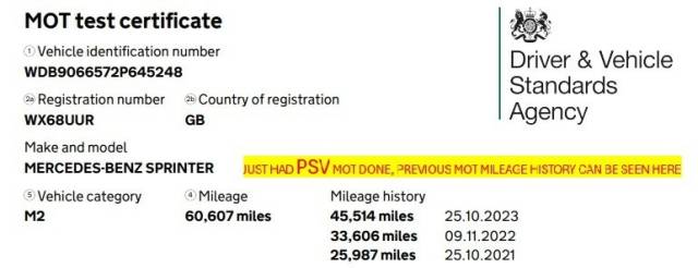 2018 Mercedes-Benz Sprinter 2.1 17 SEATER MINIBUS *61,000 MILES* PSV MOT