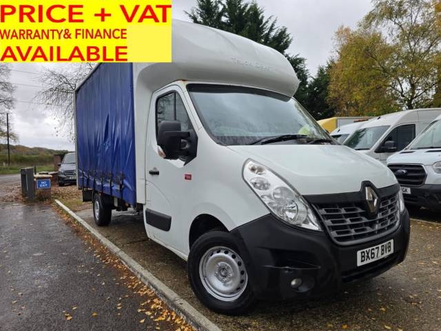 Renault Trucks Uk Master 2.3 DCI 145 LUTON CURTAIN SIDE TAIL LIFT CHASSIS CAB Diesel White