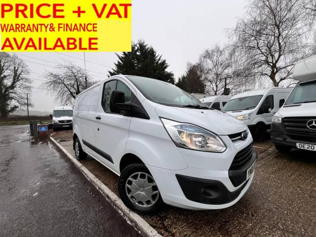 Ford Transit Custom 2.2 TDCi 270 Trend L1 SWB (AIRCON + REV CAM) PANEL VAN Diesel White