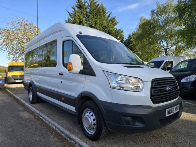 2015 Ford Transit 2.2 TDCi 460 HDT Minibus L4 XLWB 17 SEATER SEATS (ULEZ FREE)
