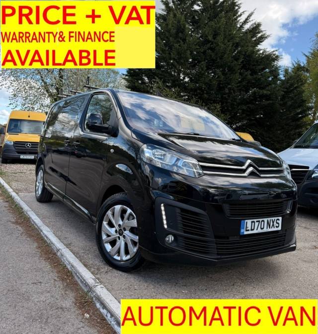 Citroen Dispatch 2.0 BlueHDi 1400 Driver M EAT8 AUTOMATIC VAN PANEL VAN Diesel Black