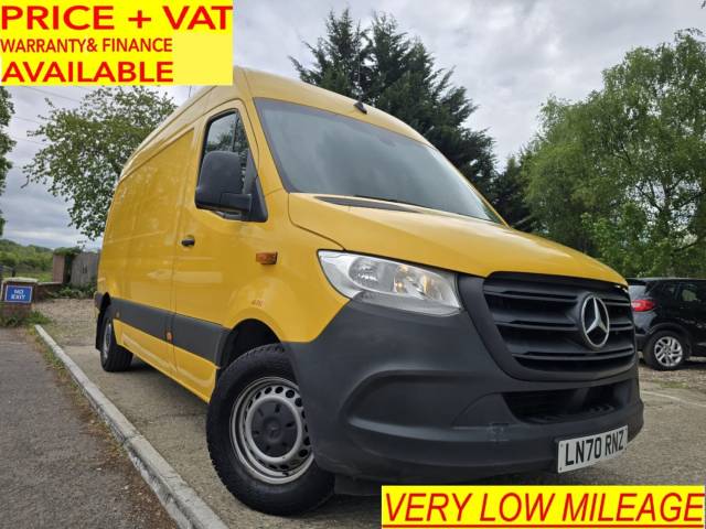 Mercedes-Benz Sprinter 2.1 314 CDI RWD L2 MWB PROGRESSIVE (LOW MILEAGE) PANEL VAN Diesel Yellow