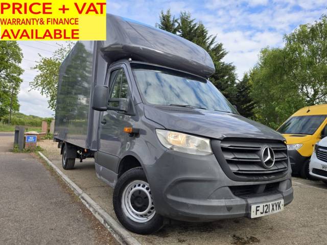 Mercedes-Benz Sprinter 2.1 314 CDI Progressive RWD L3 LUTON TAIL LIFT CHASSIS CAB Diesel White