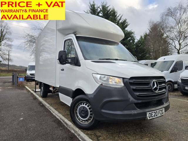 Mercedes-Benz Sprinter 2.1 314 CDI LWB LUTON VAN TAIL LIFT CHASSIS CAB Diesel White