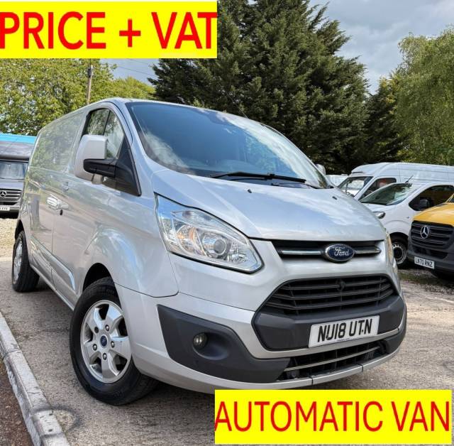 Ford Transit Custom 2.0 TDCi 270 Limited L1 H1 SWB AUTO (EU6) PANEL VAN Diesel Silver