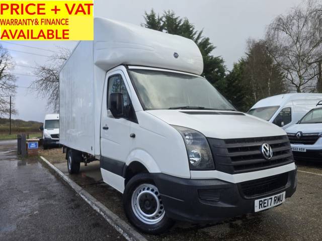 Volkswagen Crafter 2.0 TDI CR35 BlueMotion LUTON VAN TAIL LIFT CHASSIS CAB Diesel White