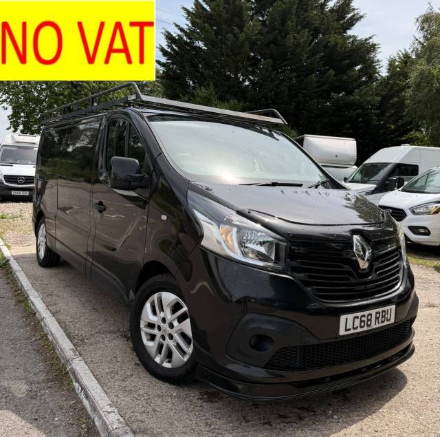 Renault Trafic 1.6 dCi 29 Business+ LWB SPORTS LOOKS (NO VAT) PANEL VAN Diesel Black