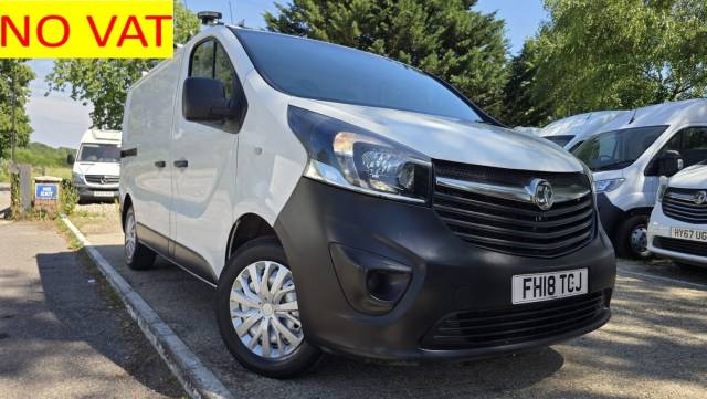 Vauxhall Vivaro 1.6 CDTi 2900 L1 H1 Euro 6 ( NO VAT) PANEL VAN Diesel White