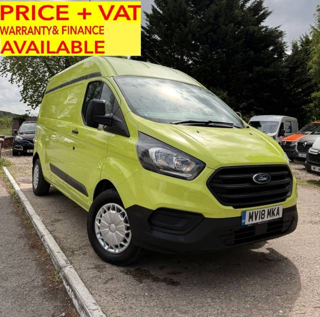 Ford Transit Custom 2.0 340 L2 H2 LWB HIGH ROOF PANEL VAN Diesel Green