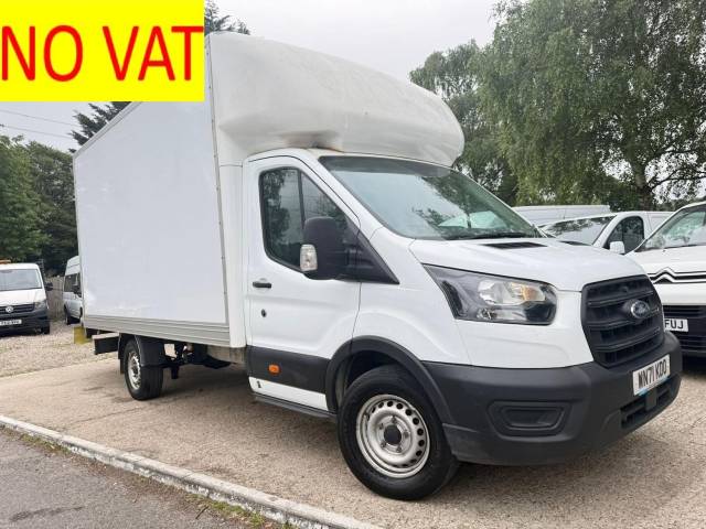 Ford Transit 2.0 350 RWD L4 XLWB LUTON VAN TAIL LIFT (NO VAT) CHASSIS CAB Diesel White