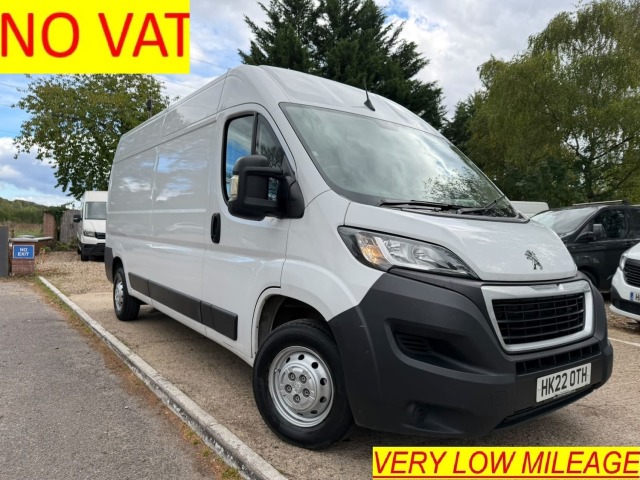Peugeot Boxer 2.2 BlueHDi 335 Professional L3 LWB **NO VAT** PANEL VAN Diesel White