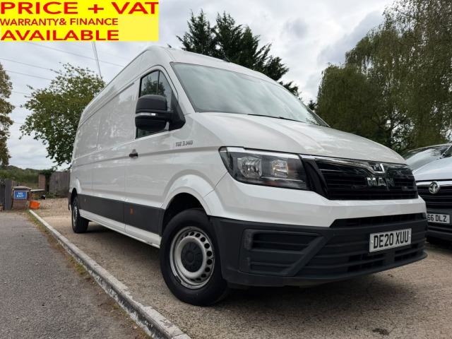 Man Tge 2.0 3140d FWD LWB **ONLY 78,000 MILES** PANEL VAN Diesel White