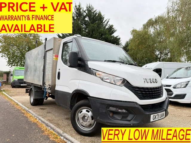 Iveco Daily 2.3D HPI 14V 35C 3450 TIPPER TWIN REAR WHEEL CHASSIS CAB Diesel White